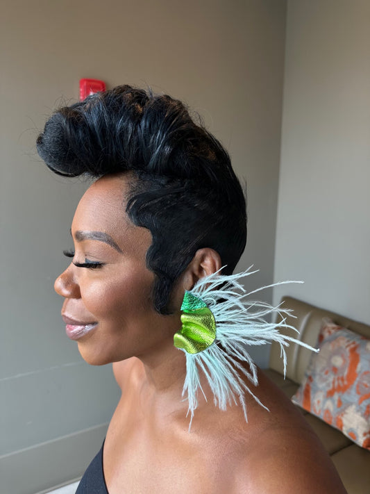 Green Feathered Euphoria