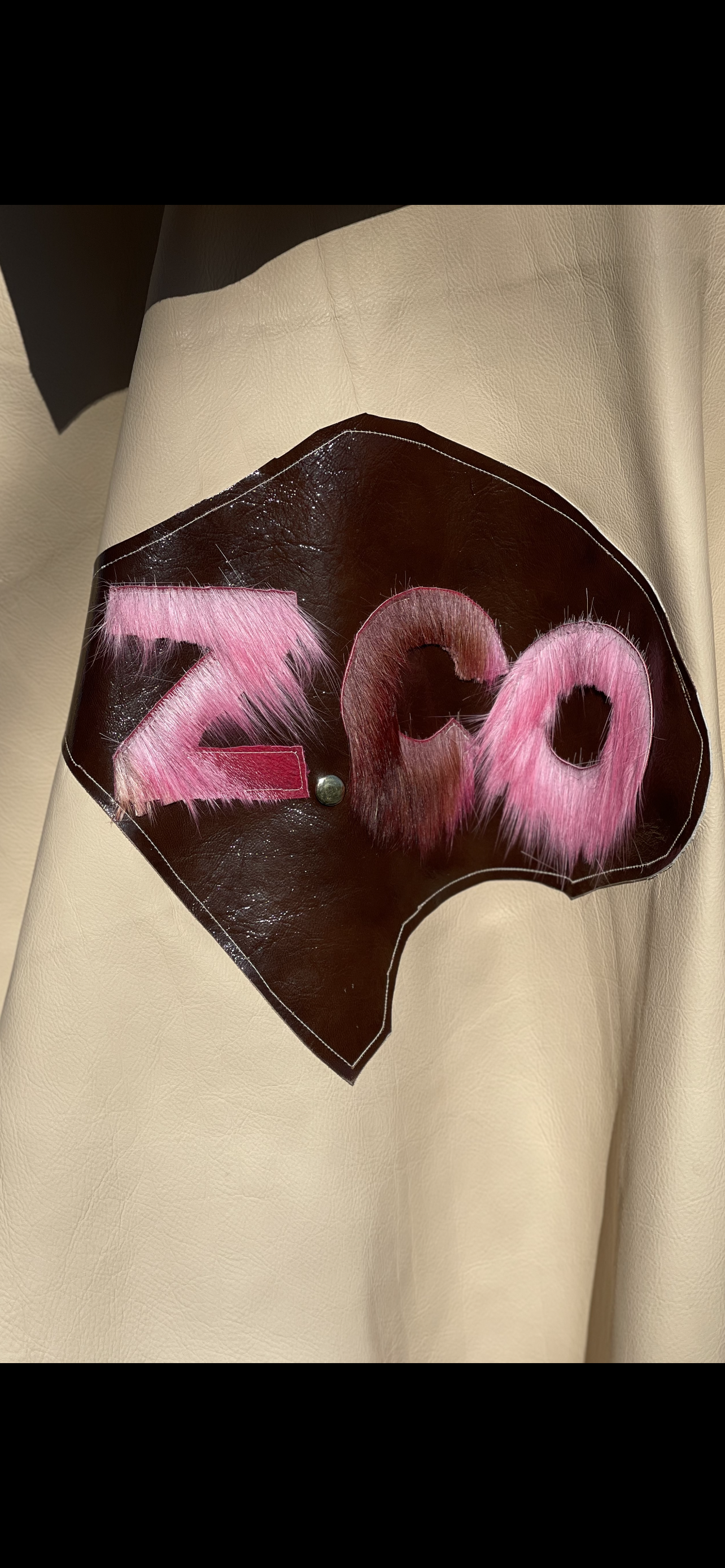 Z.CoCrème De La Crem Leather Caftan.