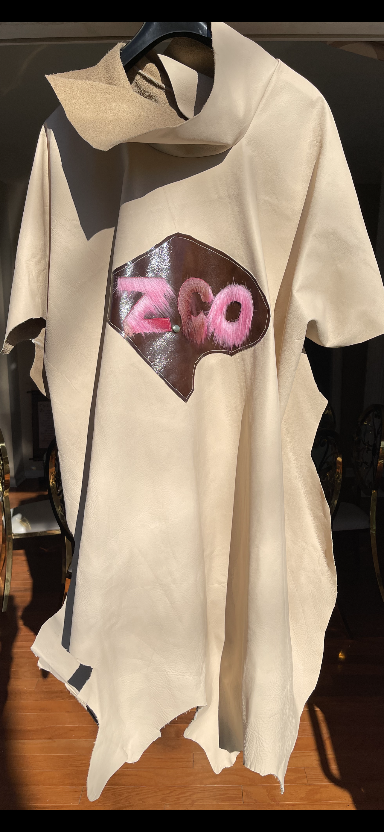 Z.CoCrème De La Crem Leather Caftan.