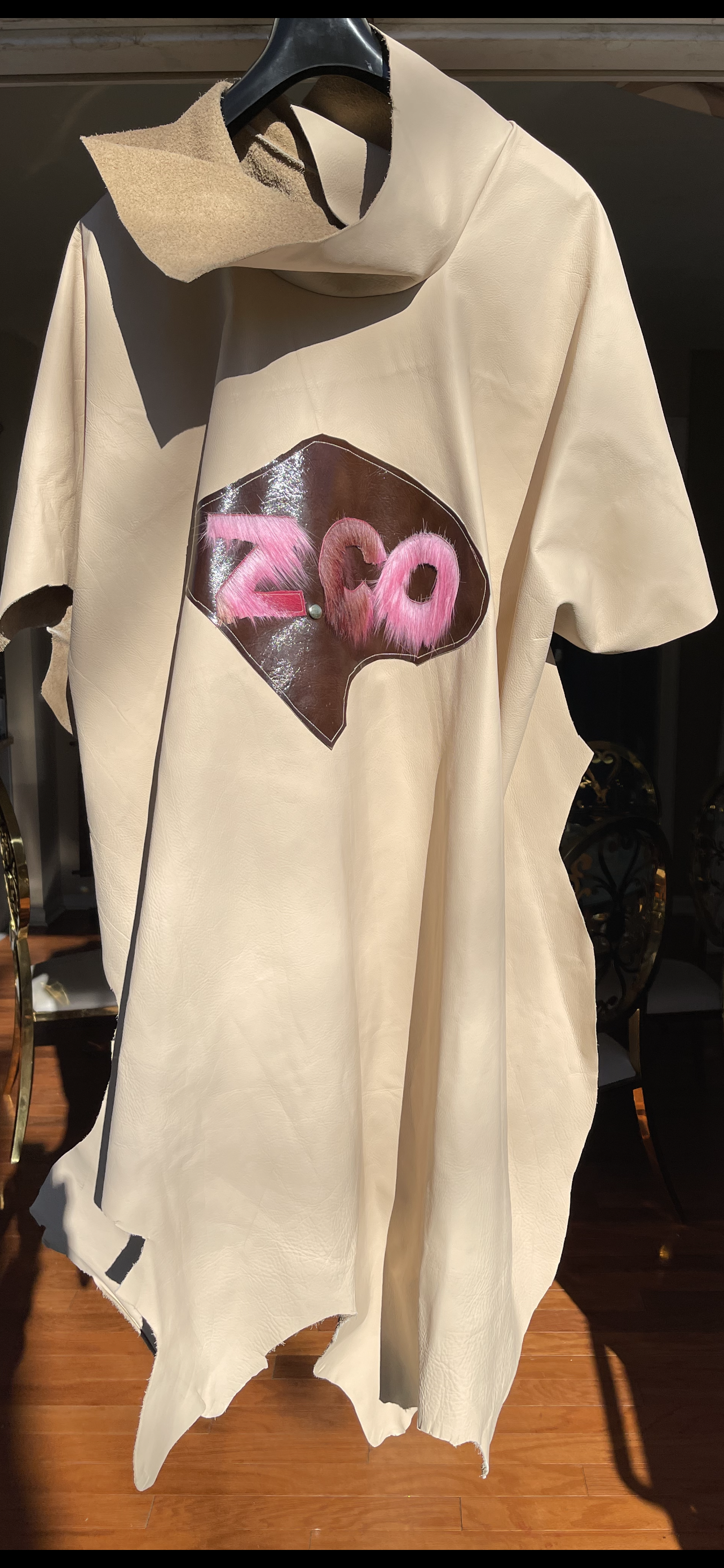 Z.CoCrème De La Crem Leather Caftan.