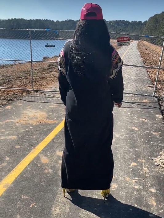 Black Tribal Dress