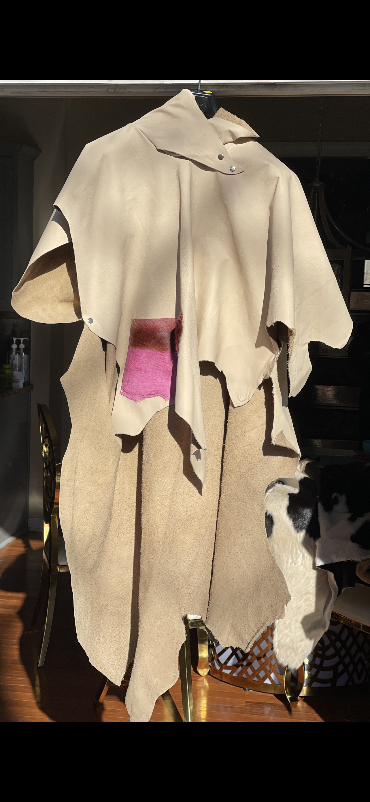 Z.CoCrème De La Crem Leather Caftan.